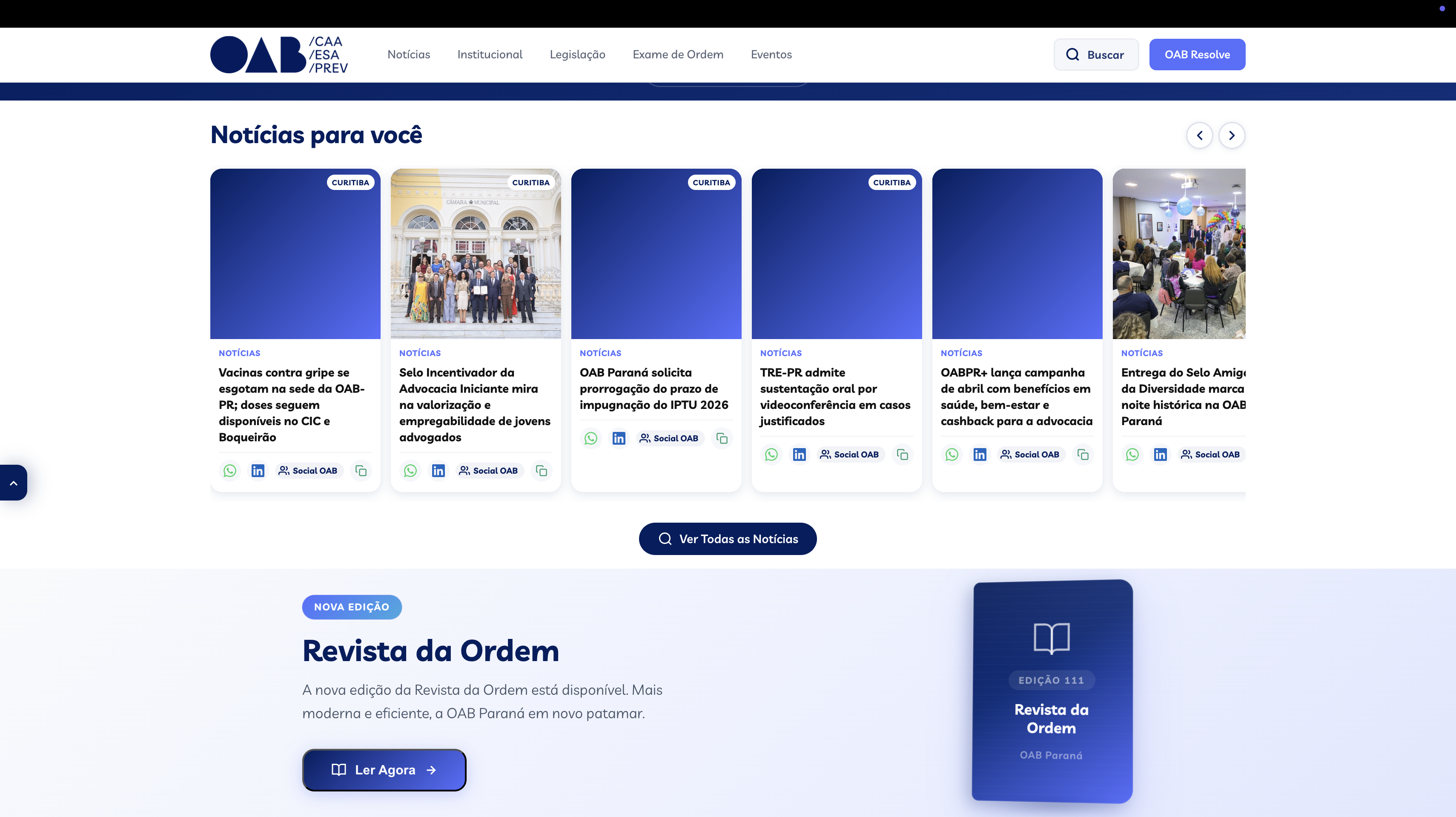 Not&iacute;cias segmentadas